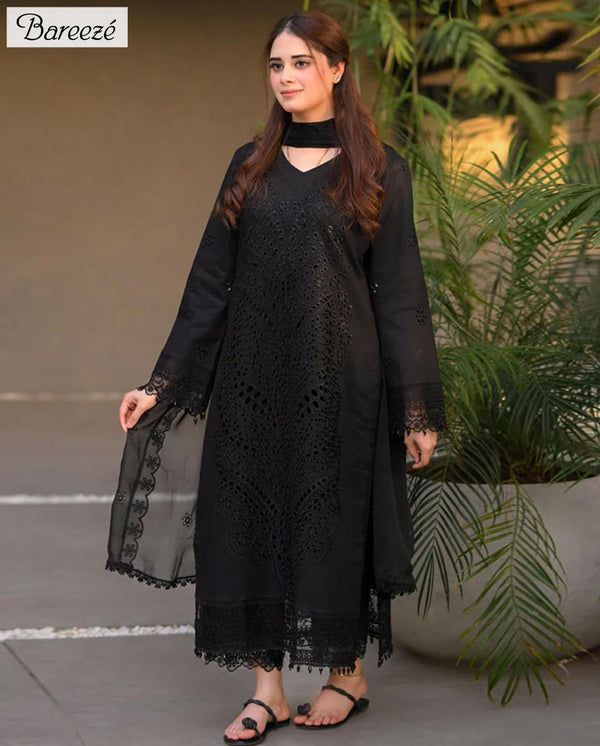 BAREEZE 3 Piece Lawn Fabric Collection