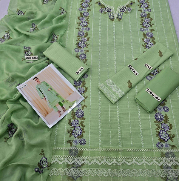 3 PC Sapphire BANADORA LAWN Collection