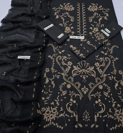 MIX BRANDS 03 Piece Unstitched Lawn Fabric