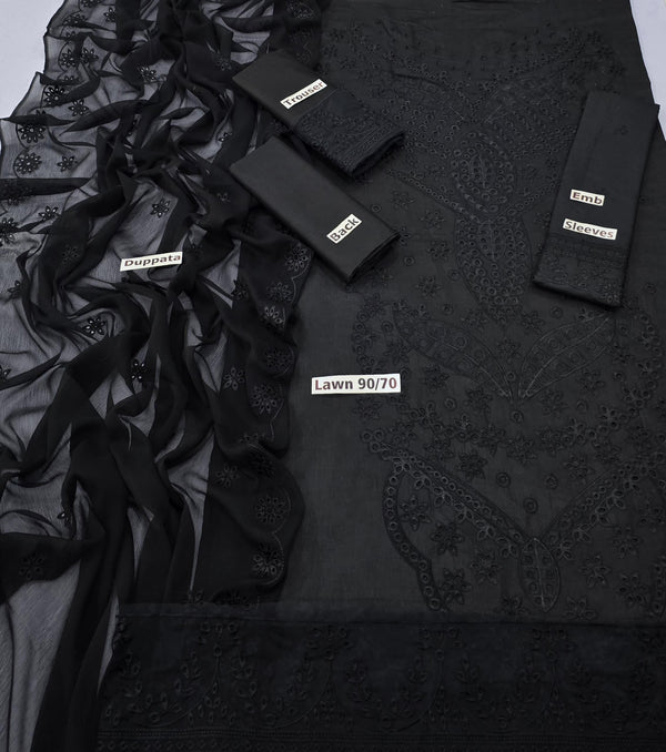 BAREEZE 3 Piece Lawn Fabric Collection