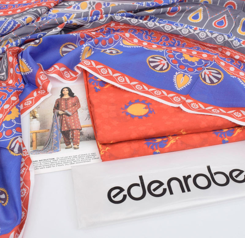 3 PC Digital Printed Lawn Collection
